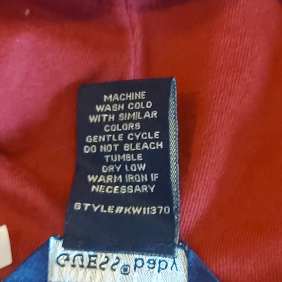 Guess Baby Boys' Navy Blue / Maroon Hoodie 6 - 9 Months - Picture 5 of 7